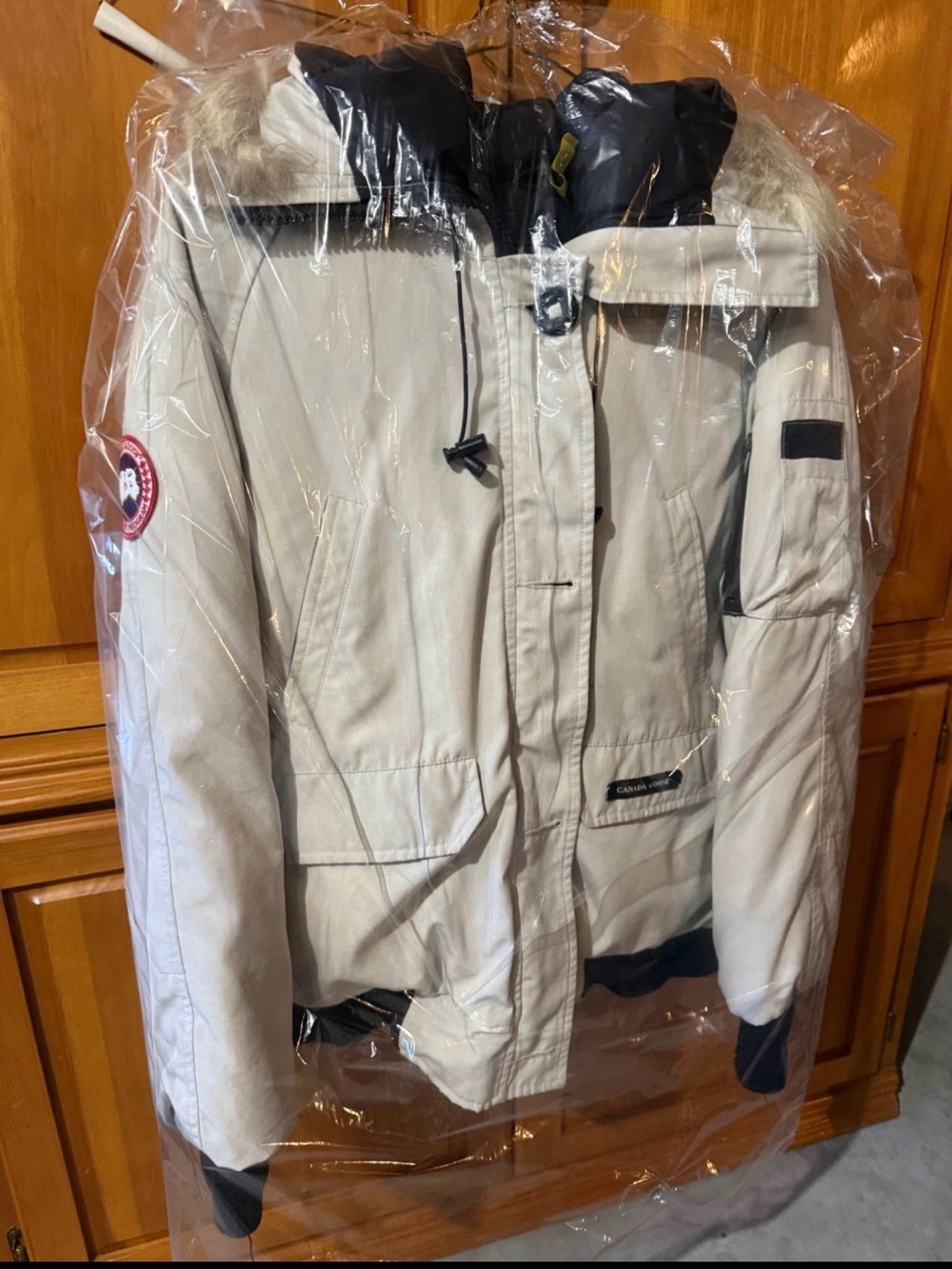 Canada Goose Men's Off White Chilliwack Bomber Jacket